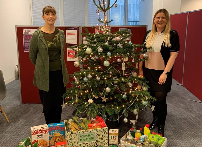 Local food banks and Broomfield Hospital’s children’s ward receive Christmas boost from local housebuilder